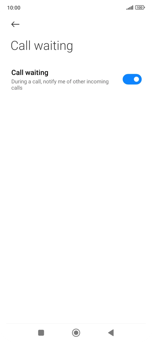 Press the Home key to return to the home screen.