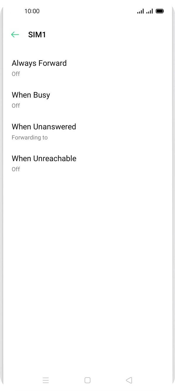 Press the Home key to return to the home screen.
