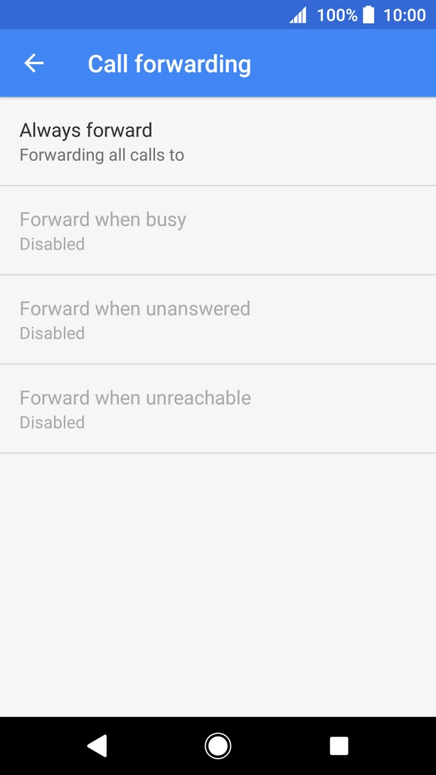 Press the Home key to return to the home screen.