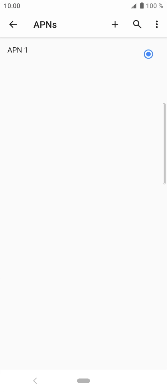 Press the new data connection icon. Press the new data connection icon.