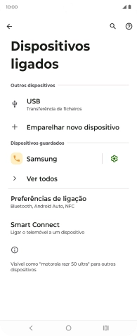 Prima a tecla de início para terminar e voltar ao ecrã inicial.