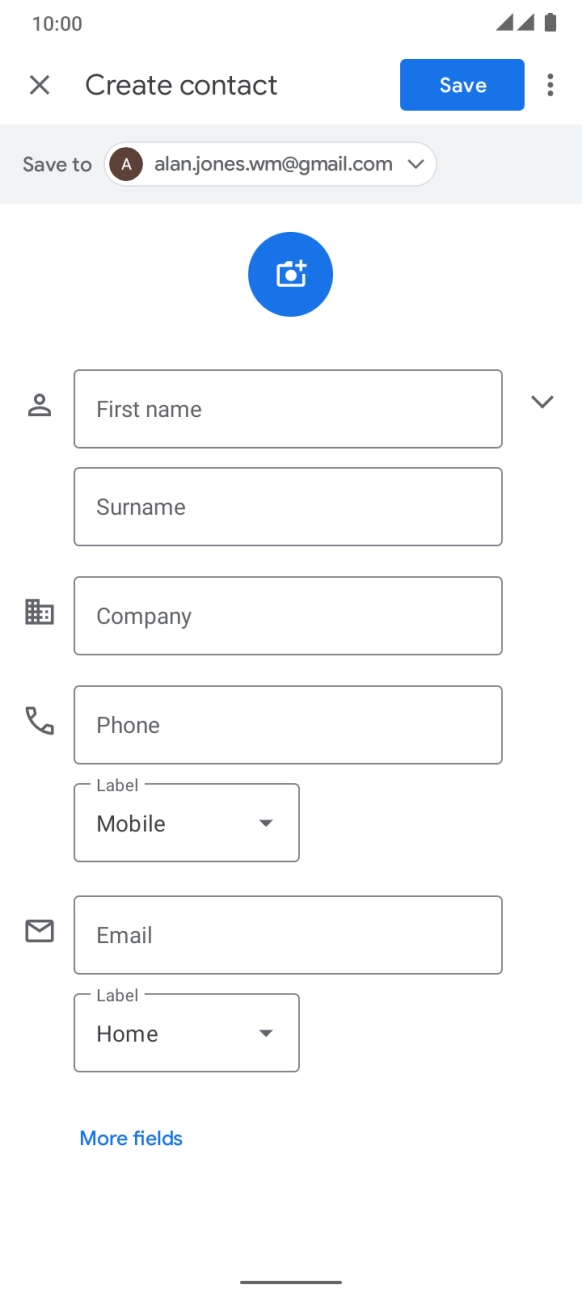 Press the drop down list next to 'Save to'.