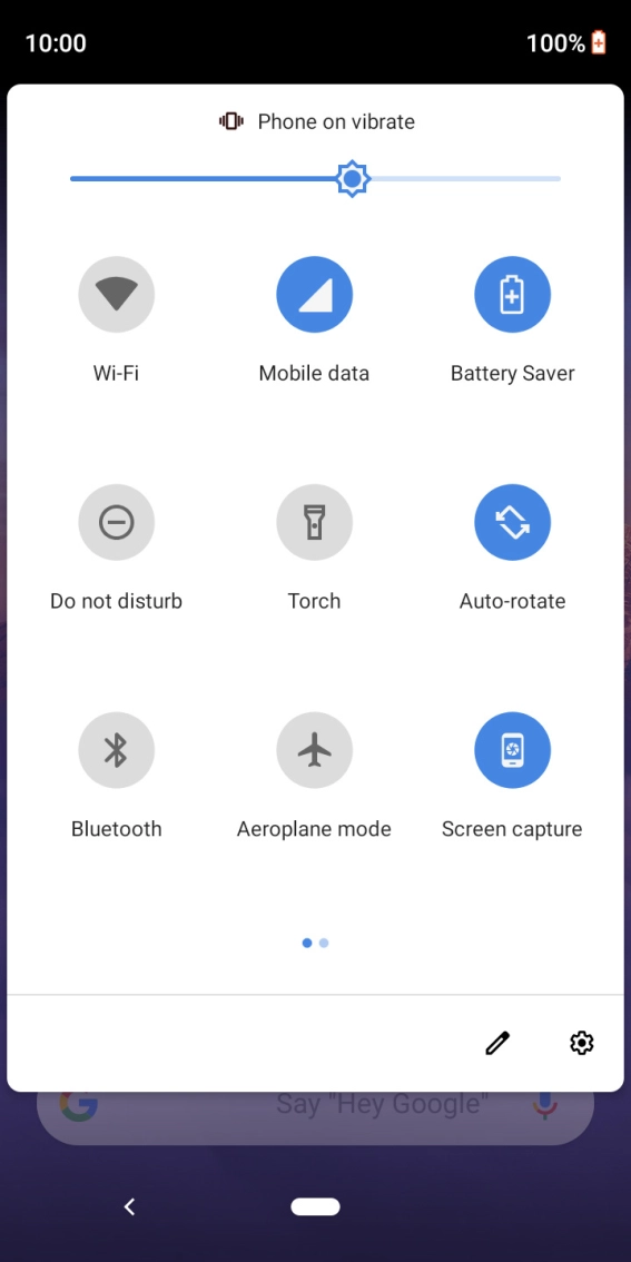 Press the Home key to return to the home screen.