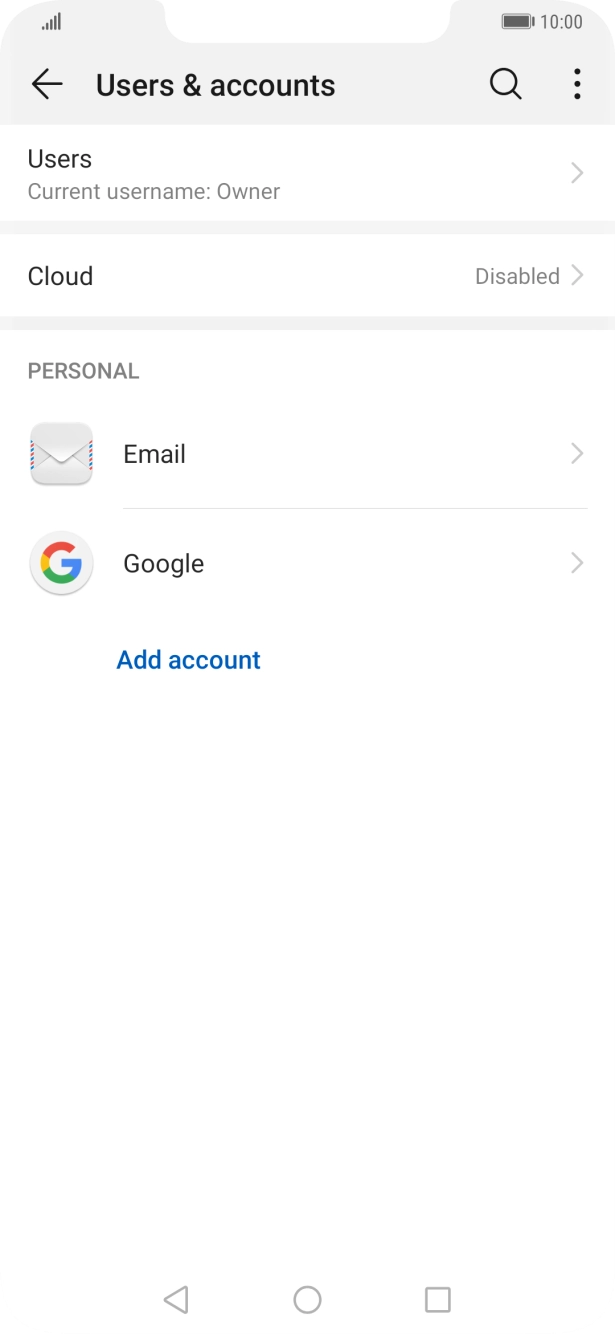 Press the Home key to return to the home screen. Press the Home key to return to the home screen.