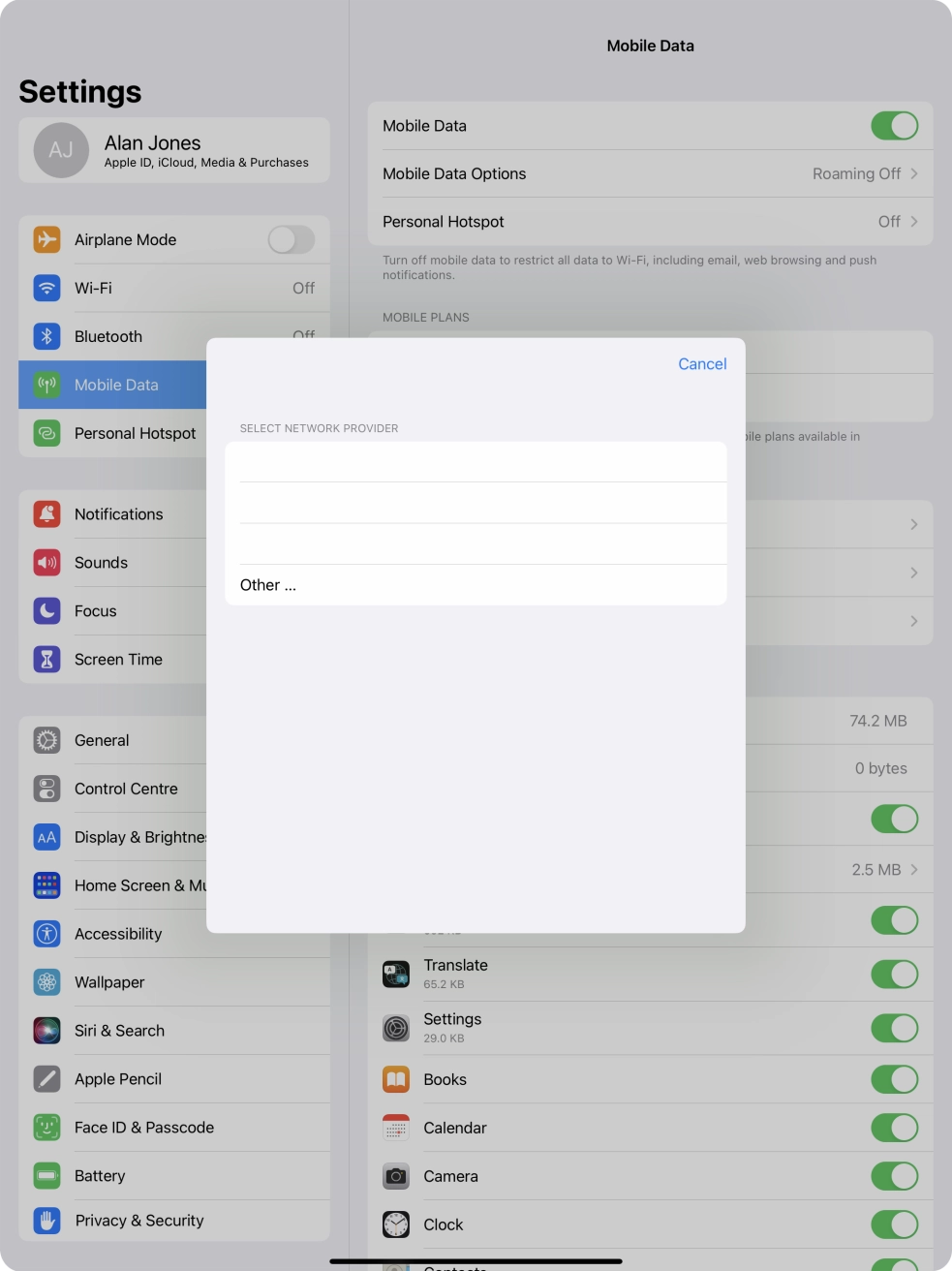 Press Other .... Press Other ....