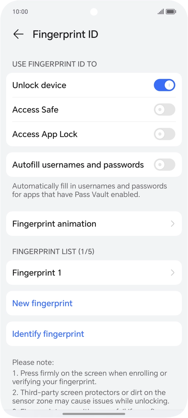 Press the indicators next to the required settings to turn them on or off. Press the indicators next to the required settings to turn them on or off.