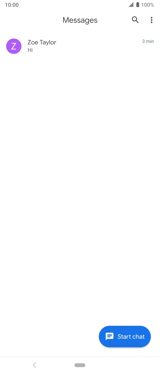 Press Start chat. Press Start chat.