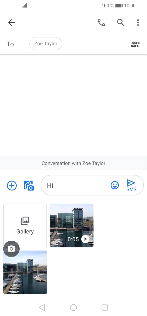 Press Gallery and go to the required folder. Press Gallery and go to the required folder.