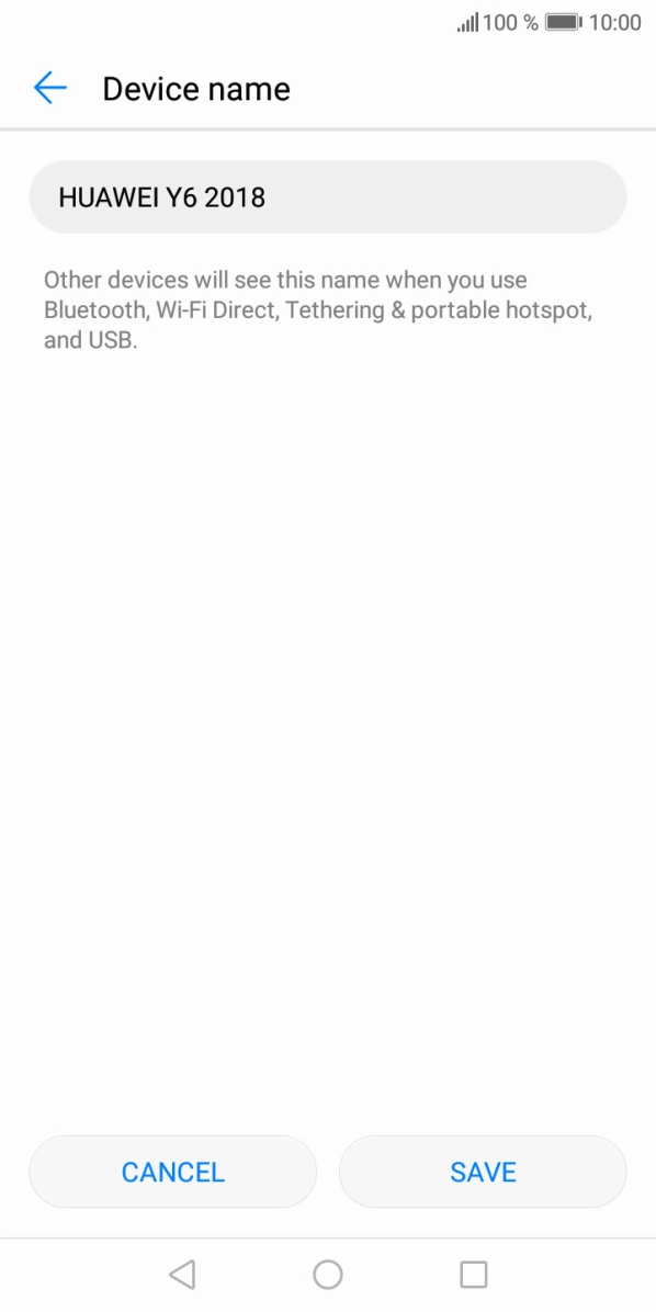 Key in the required WiFi hotspot name and press SAVE.