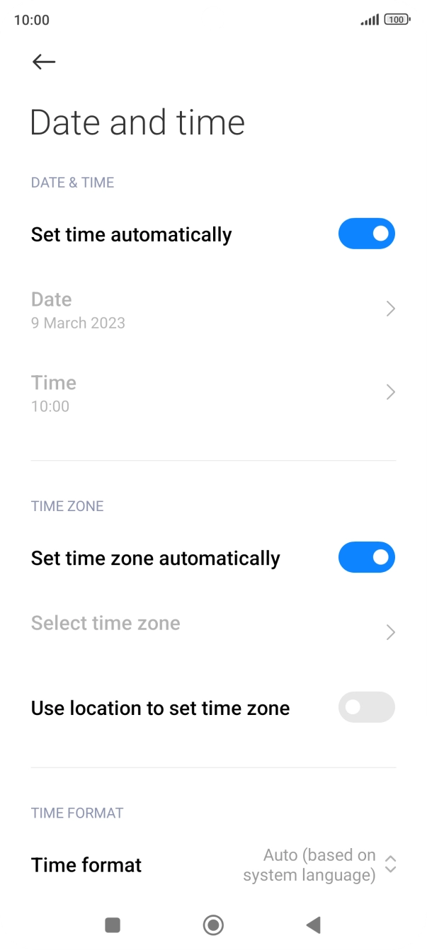 Press the Home key to return to the home screen.
