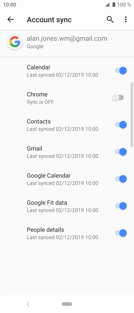 Press the Home key to return to the home screen.
