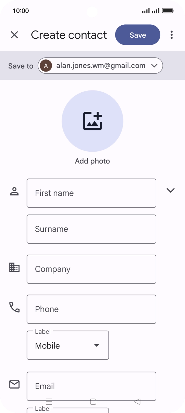 Press the drop down list next to 'Save to'.