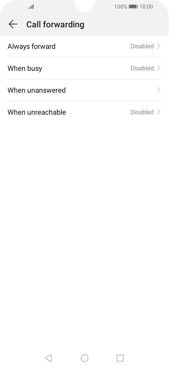 Press the Home key to return to the home screen.