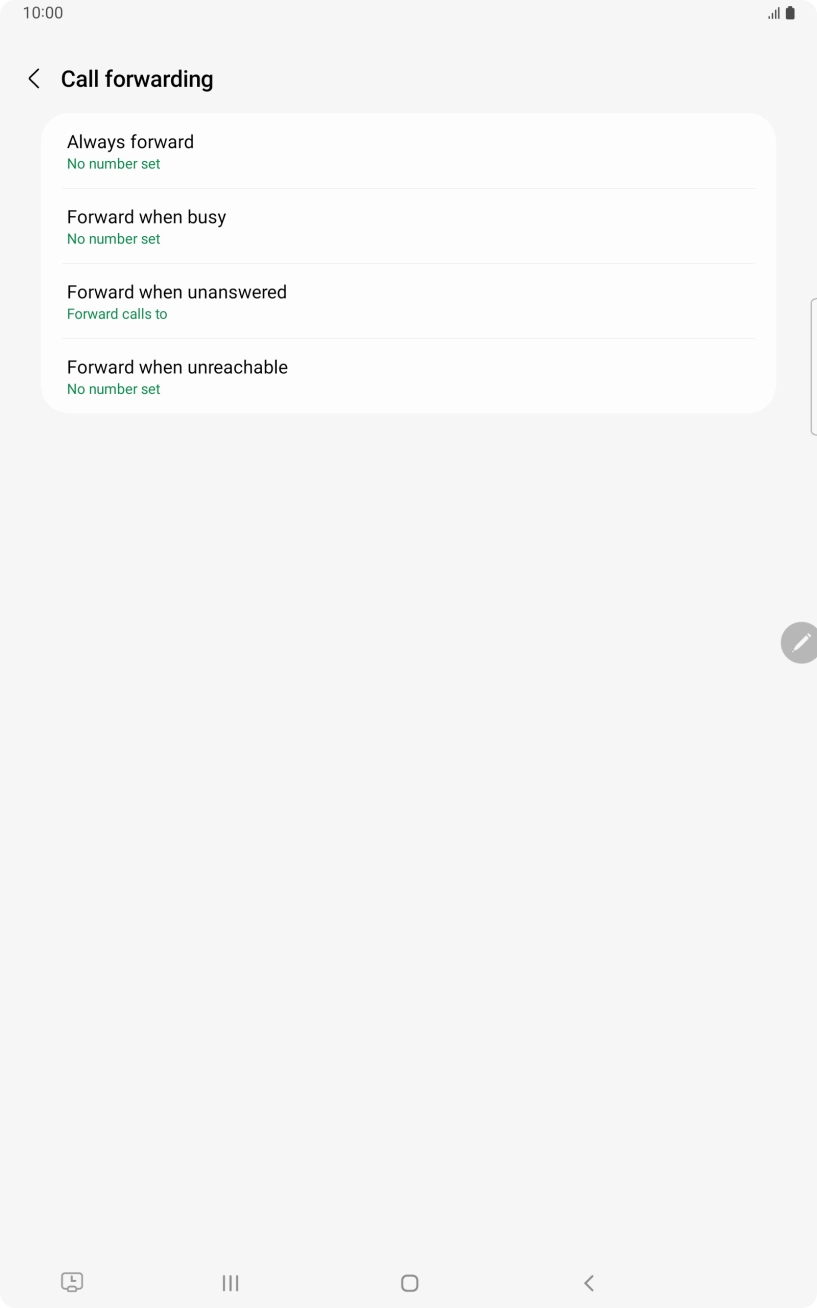 Press the Home key to return to the home screen.