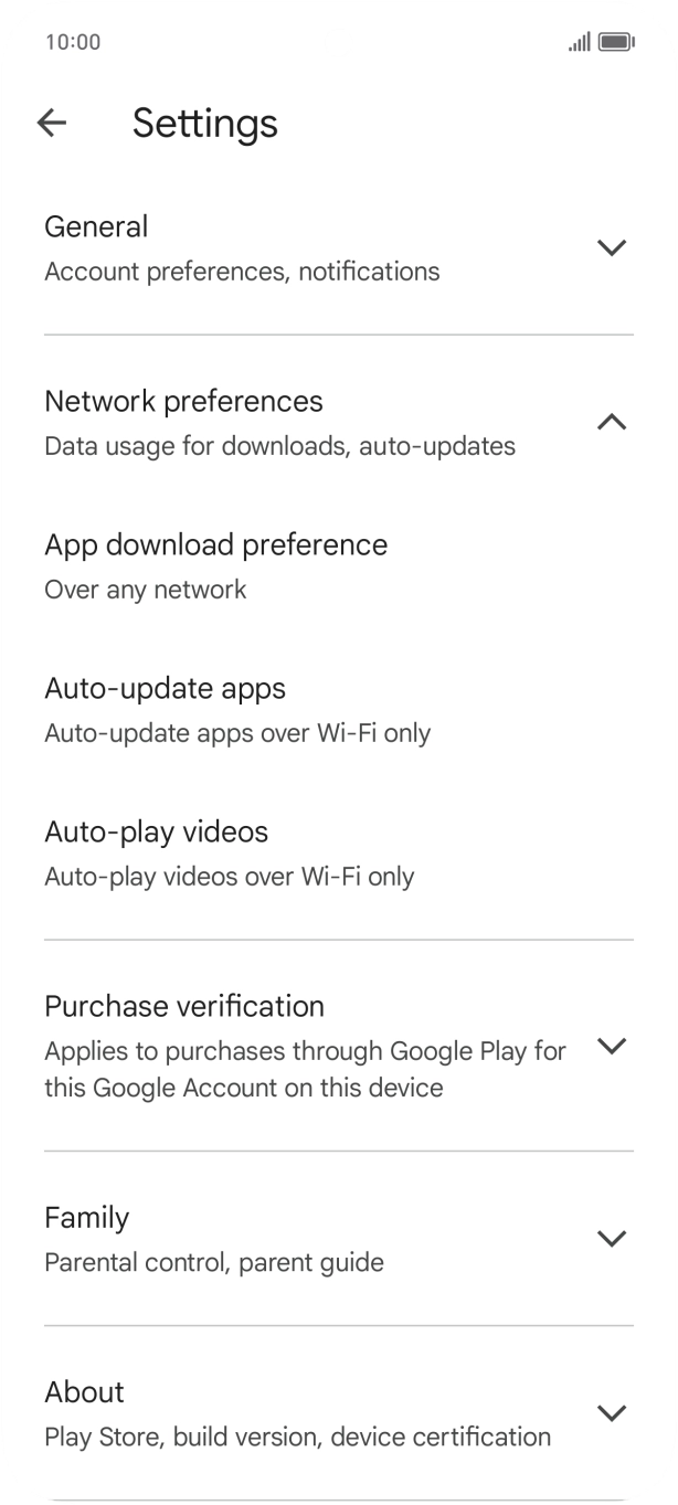 Press Auto-update apps. Press Auto-update apps.