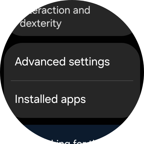 Press Advanced settings and follow the instructions on the screen to select the required settings. Press Advanced settings and follow the instructions on the screen to select the required settings.