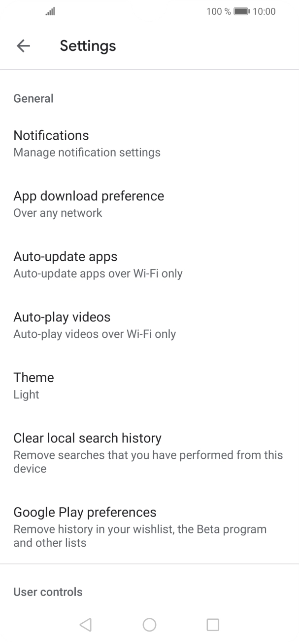 Press Auto-update apps. Press Auto-update apps.