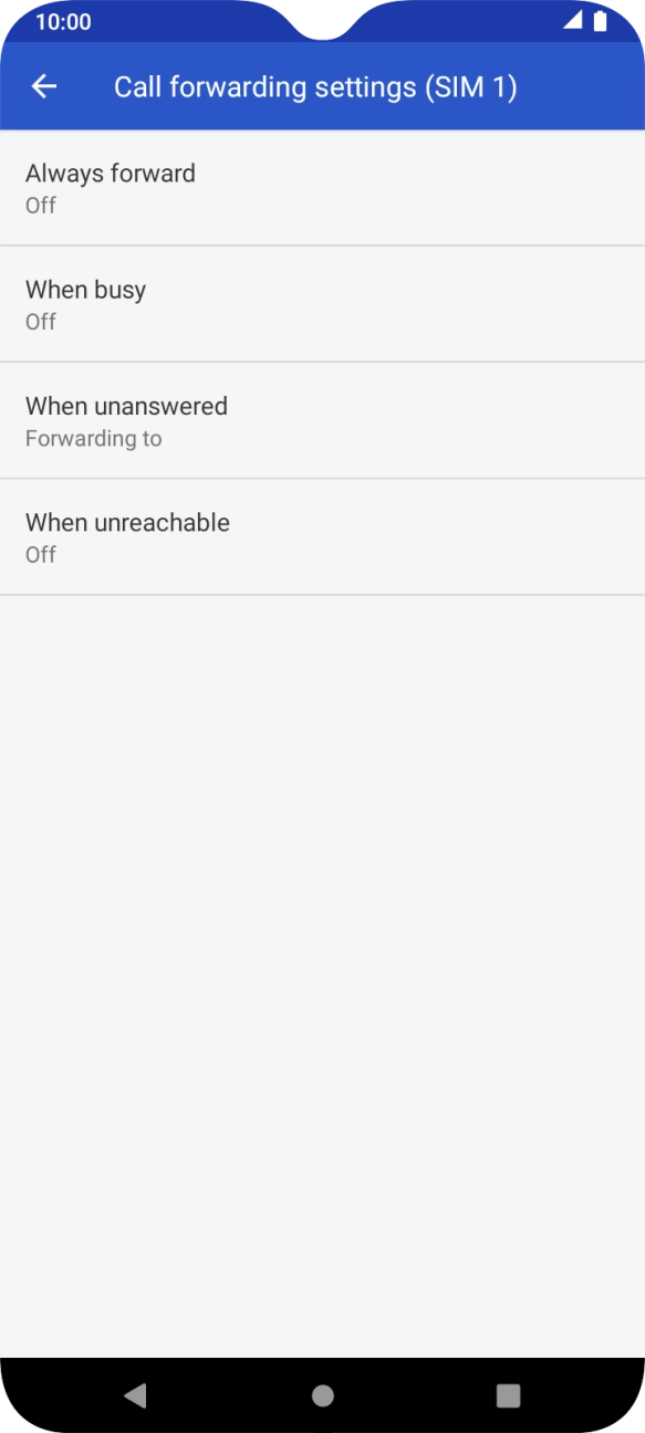 Press the Home key to return to the home screen.