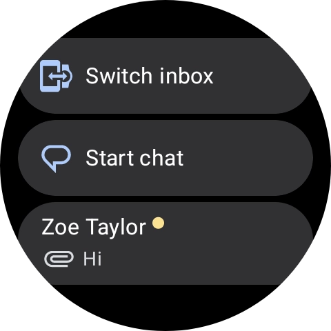 Press the required picture message.