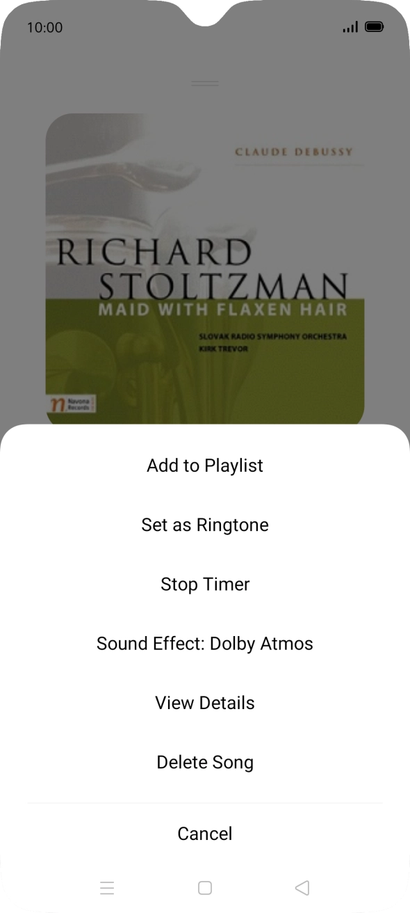 Press Add to Playlist.