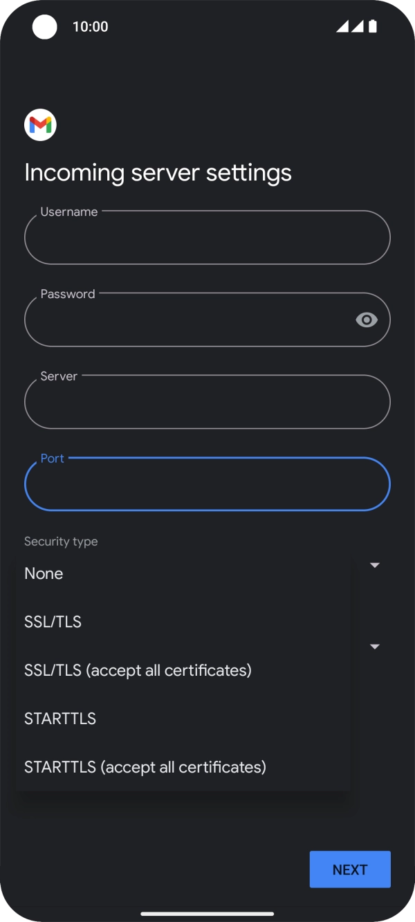 Press None. Press None.