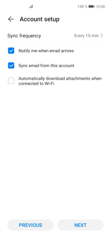 Press Sync frequency.