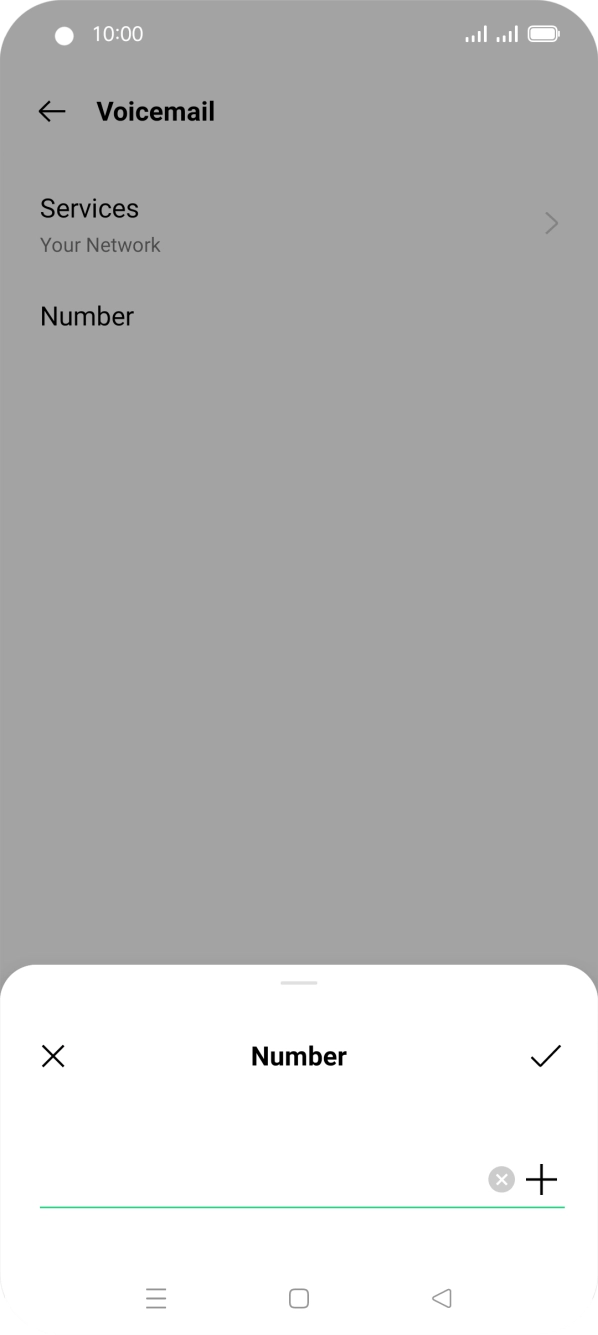 Key in 901 and press the confirm icon. Key in 901 and press the confirm icon.