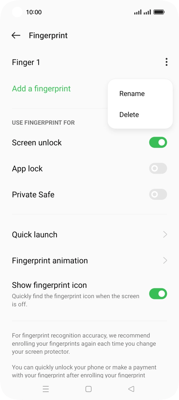 Press Delete. Press Delete.