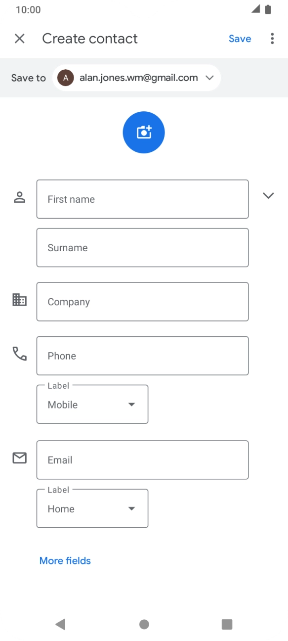 Press the drop down list next to 'Save to'.