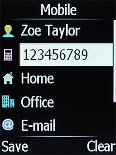 Press the Navigation key.