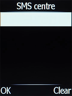 Key in +447802000332 and press the Navigation key.