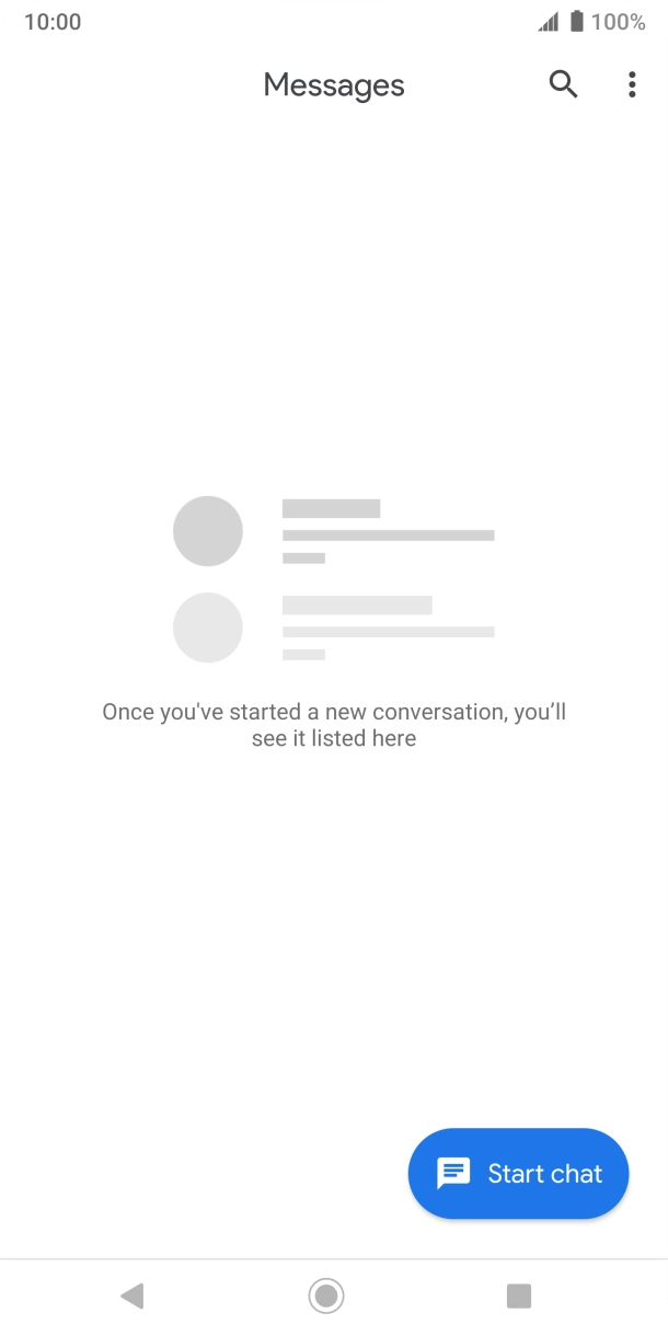 Press Start chat. Press Start chat.