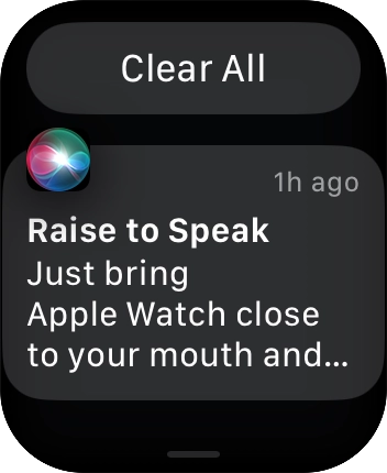 Press the required notification to open it. Press the required notification to open it.