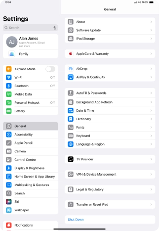 Press Background App Refresh.