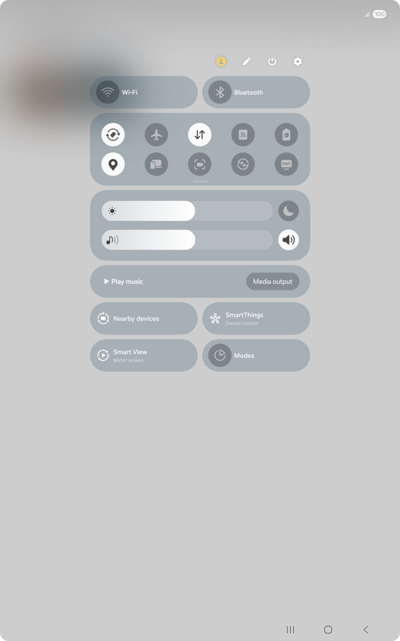 Press the screen recording icon.