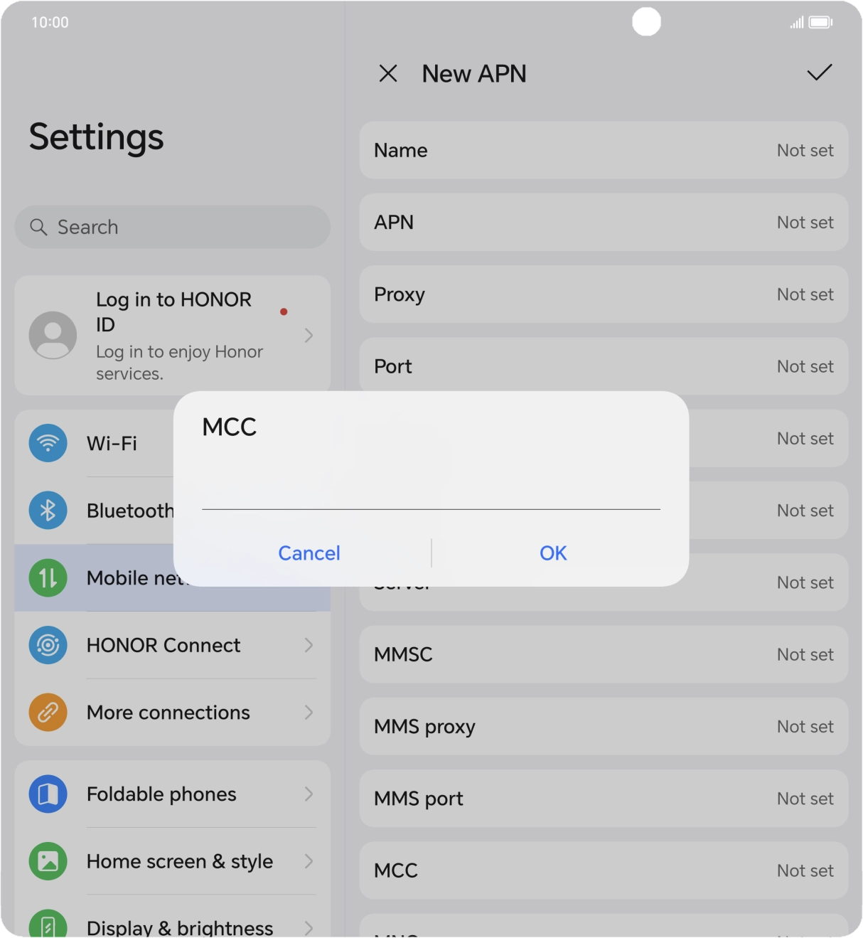 Key in 234 and press OK. Key in 234 and press OK.