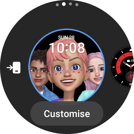 Press the Home key. Press the Home key.