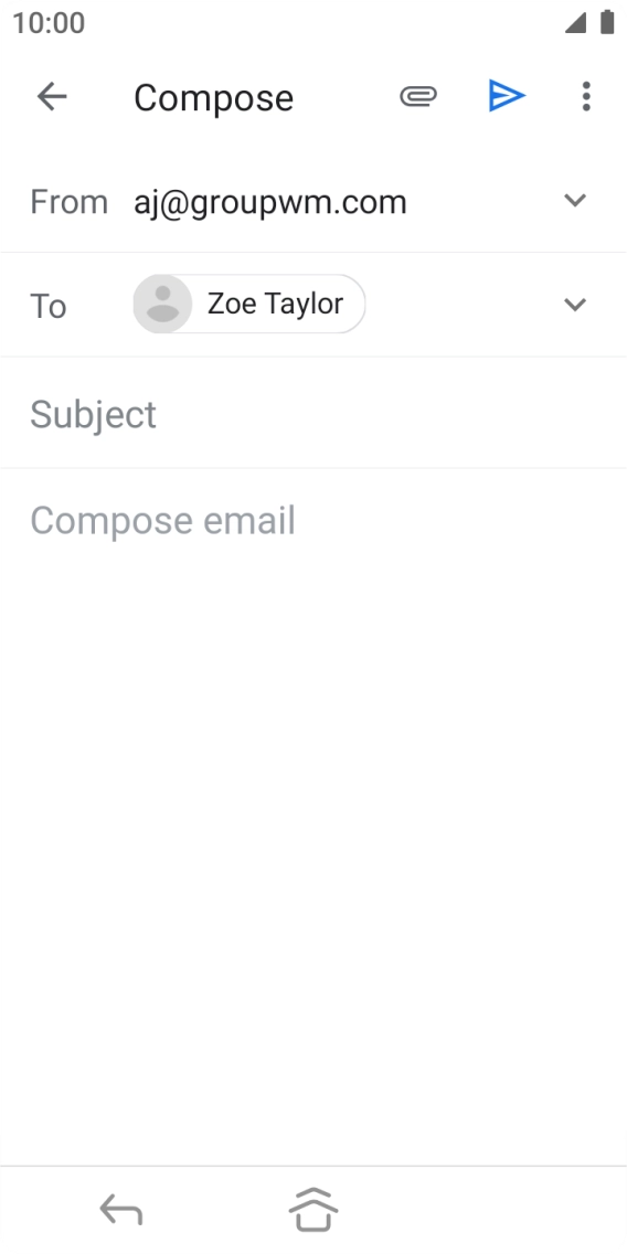 Press Subject and key in the required subject. Press Subject and key in the required subject.