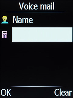 Press the Left selection key.