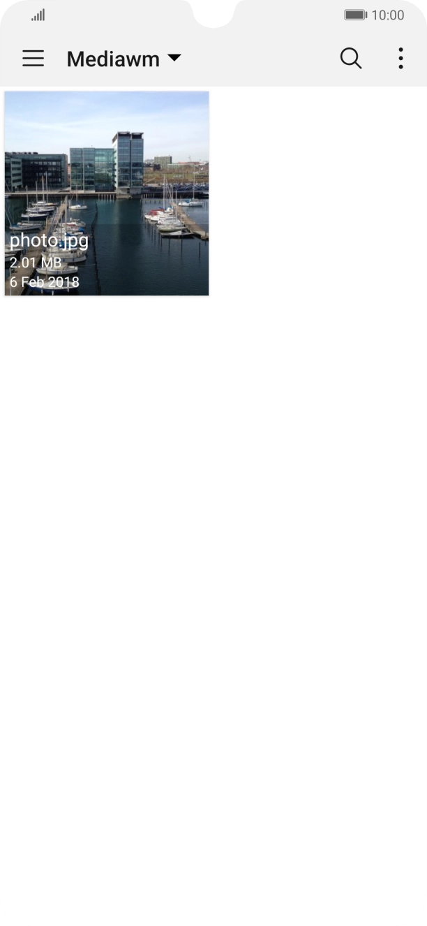 Press the required picture. Press the required picture.