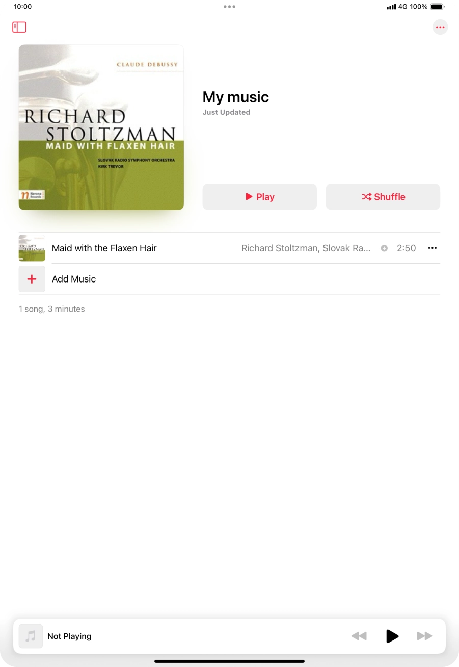 Go to the required category or playlist and press the required audio file. Go to the required category or playlist and press the required audio file.