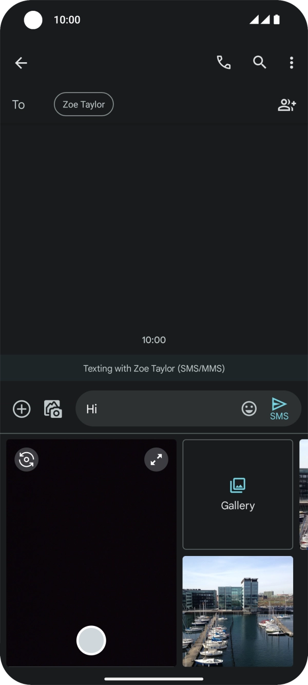 Press Gallery and go to the required folder. Press Gallery and go to the required folder.