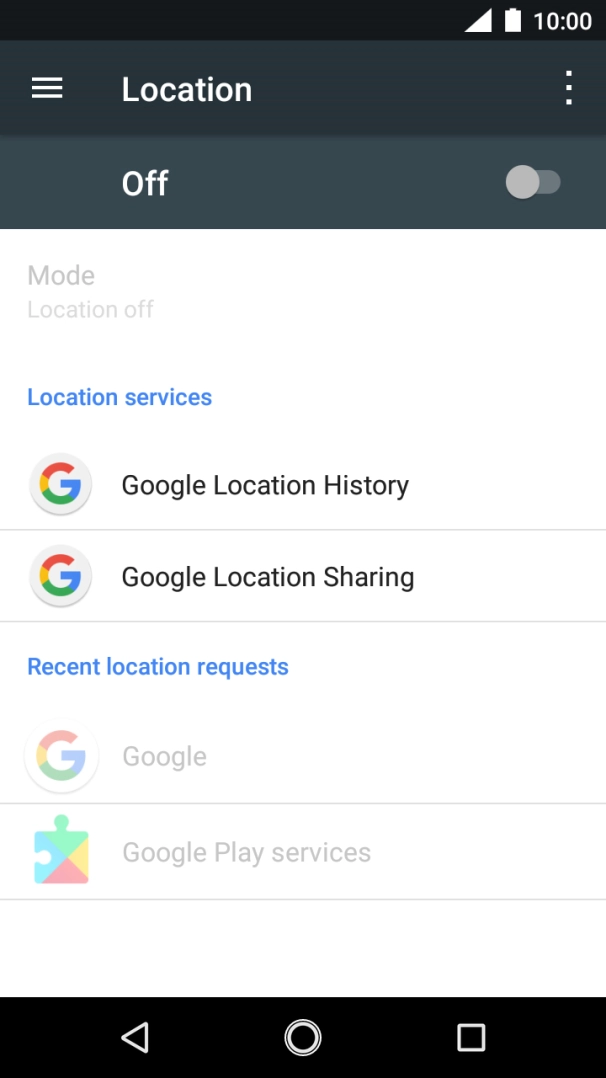 Press the indicator to turn the function on or off. Press the indicator to turn the function on or off.