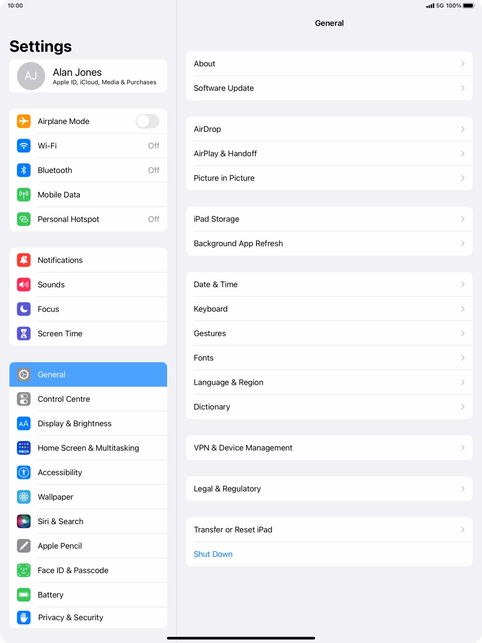 Press Background App Refresh. Press Background App Refresh.