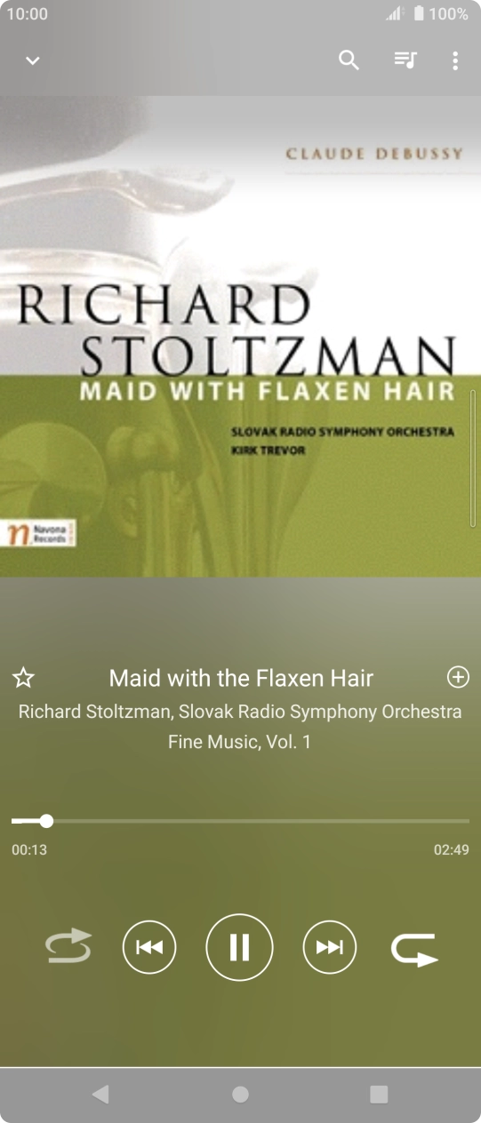 Press arrow right to go to the next audio file. Press arrow right to go to the next audio file.