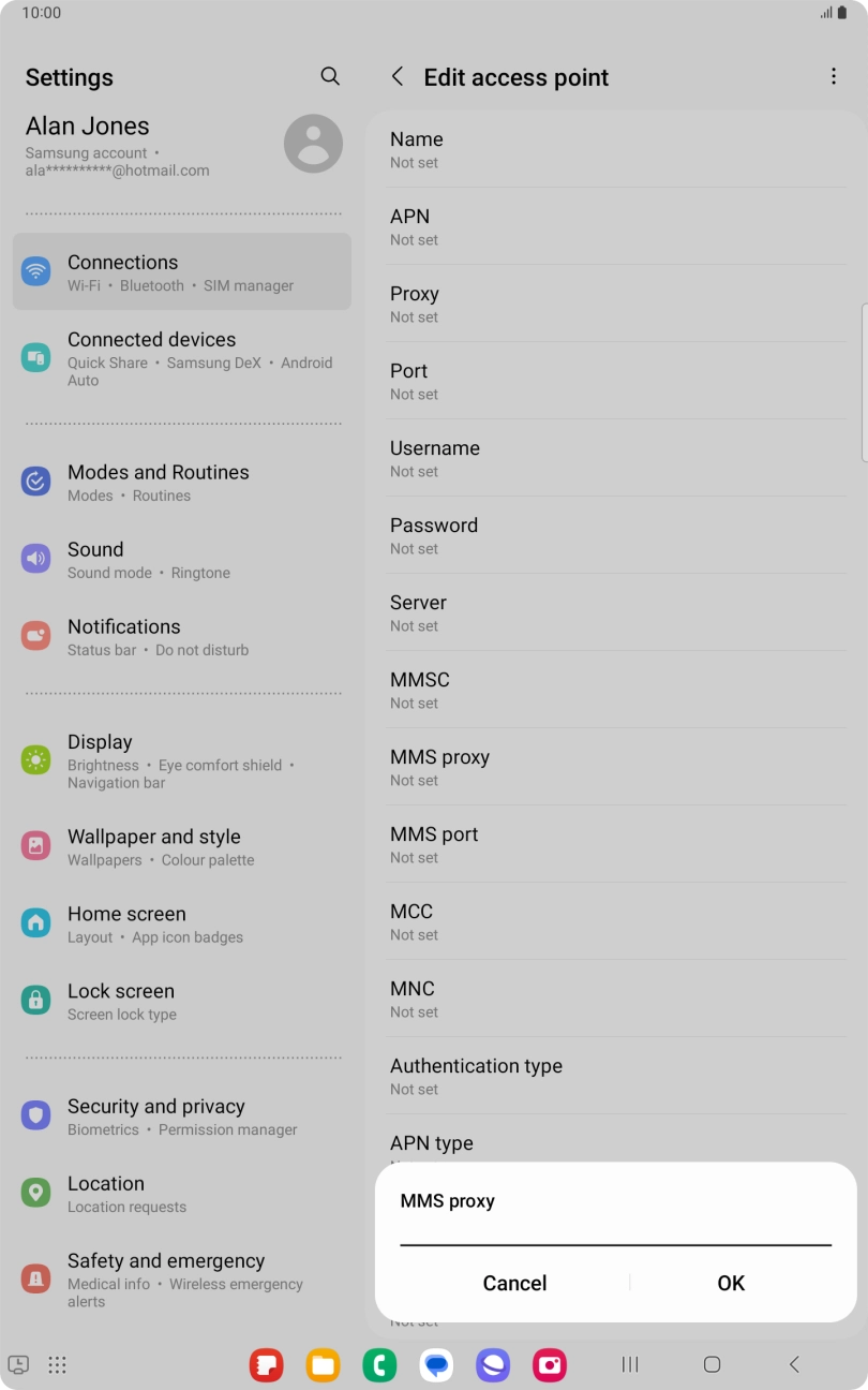 Key in 82.132.254.1 and press OK.