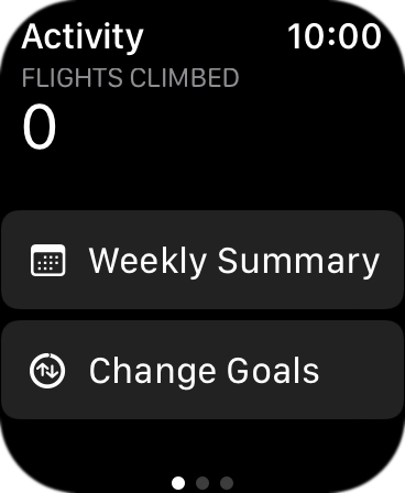 Press the Digital Crown several times to return to the main menu.
