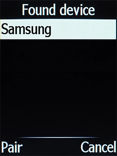 Select the required Bluetooth device and follow the instructions on the screen to pair the device with your phone.