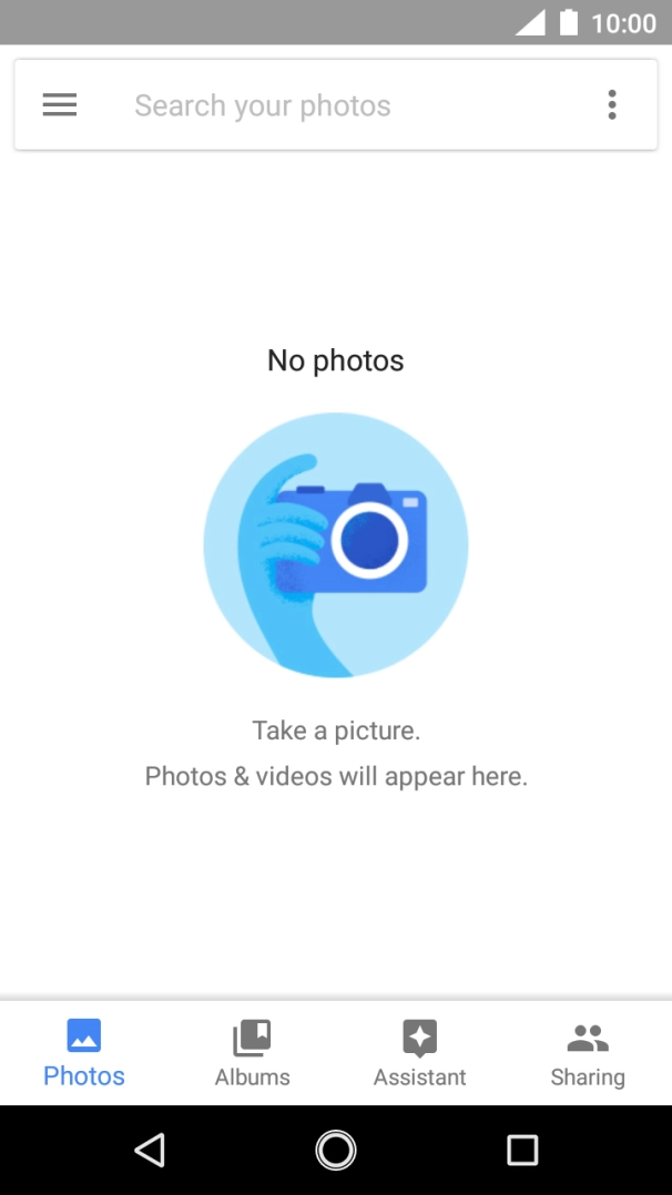 Press Albums and go to the required folder.