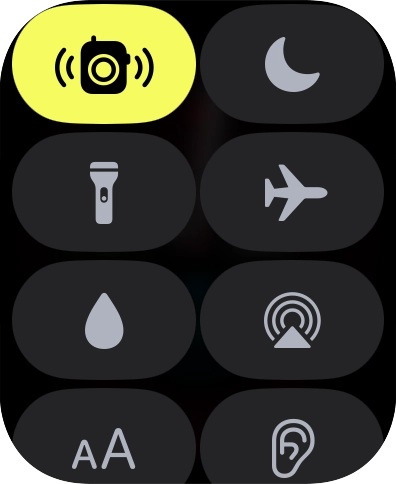 Press the flight mode icon to turn the function on or off.